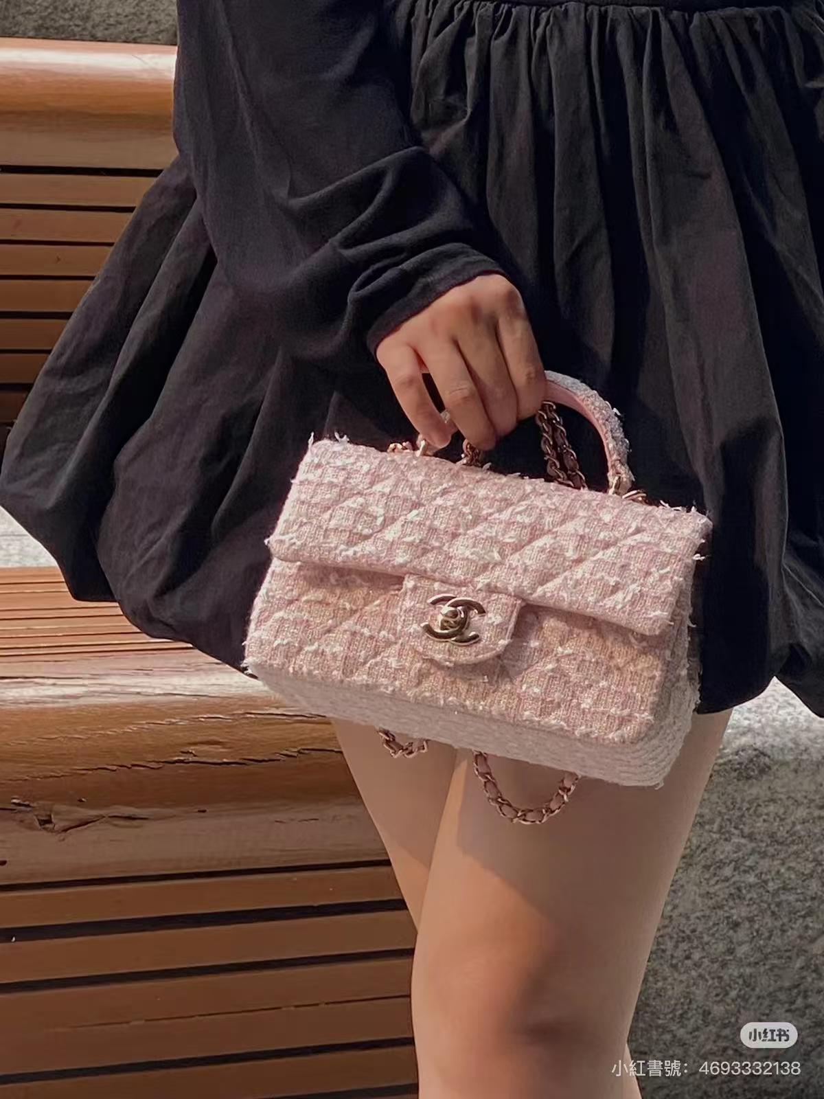 Chanel 24p Minicf 櫻花粉