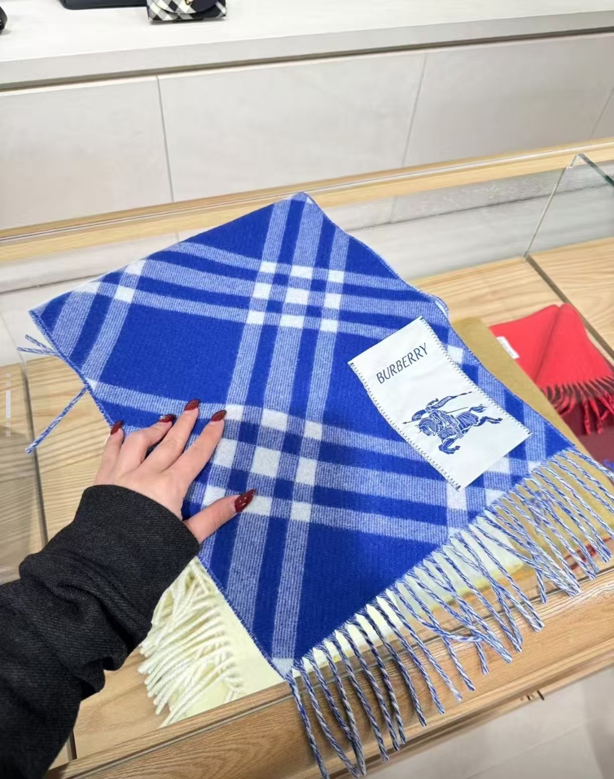 BURBERRY雙面圍巾
